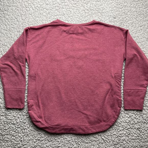 Liv Casual SIU Southern Illinois University Sweater Womens Large Red Patch Logo - Picture 7 of 8